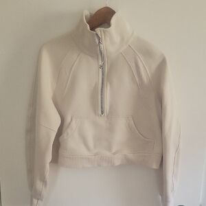 lululemon athletica Tan High-Collar Scuba Sweatshirt Xs / S